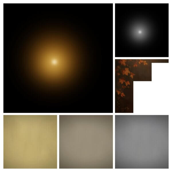 1. Fine Art Backgrounds - Autumn - Afbeelding 3