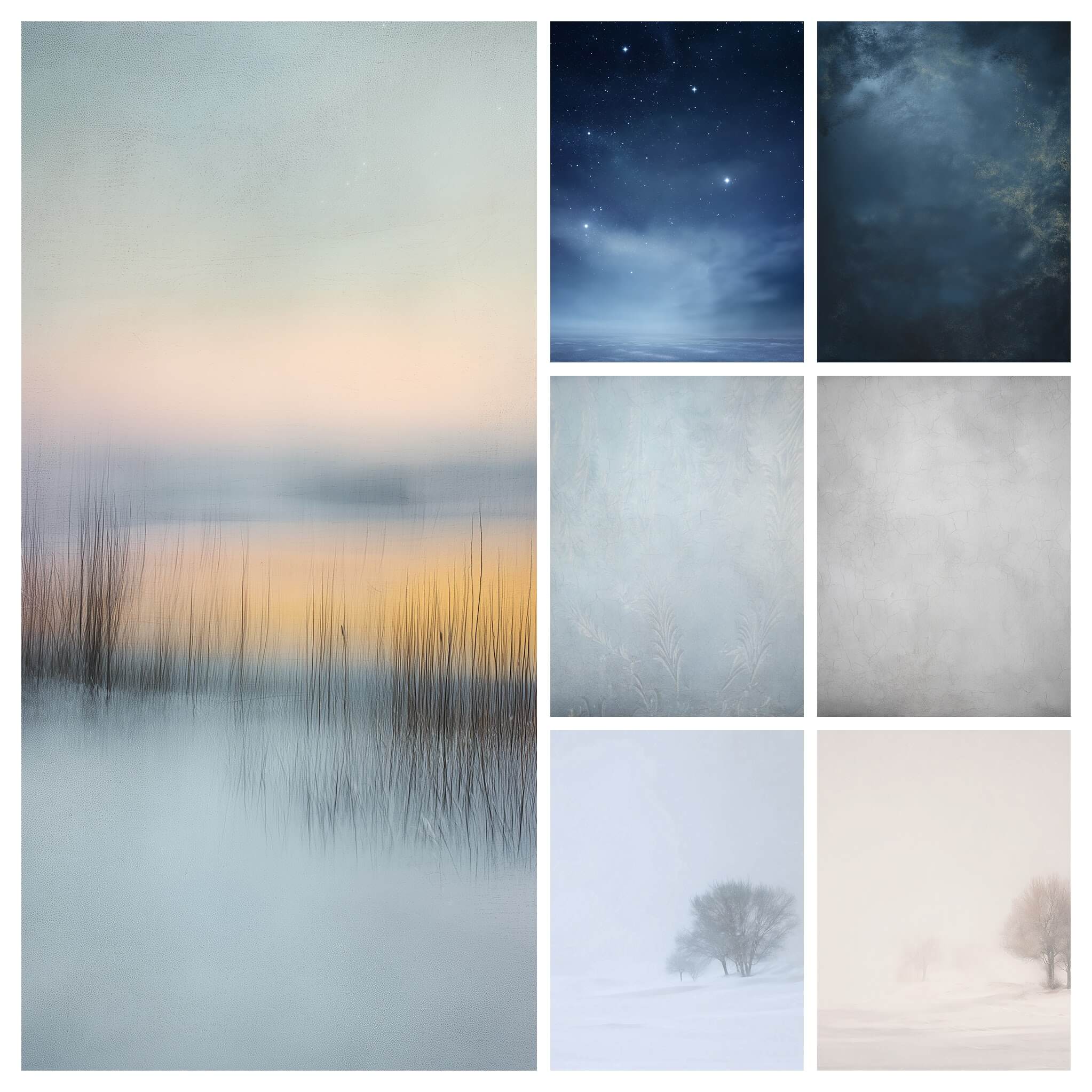 Fine Art backgrounds Winter 2025